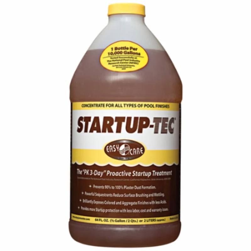New Pool Start Up Treatment | Fast Acting | 64 Fluid Ounces | 1 Bottle | Startup-Tec
