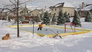 Backyard 16'x28' Rink in Box Ice Rink Kit by NiceRink