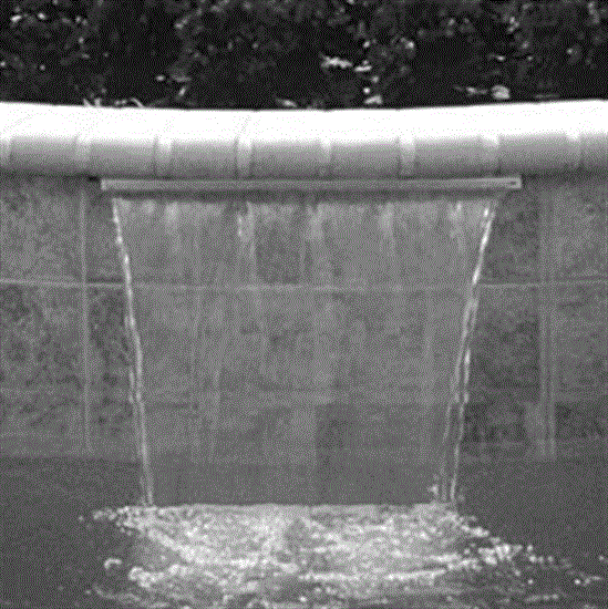Nexxus Oasis Sheer Waterfall 36" Wide with 9" Extended Lip
