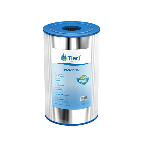 Tier1 Pool Filter for 58600, 59900 & F18 -Washable Trilobal Dirt-Lock Pleats