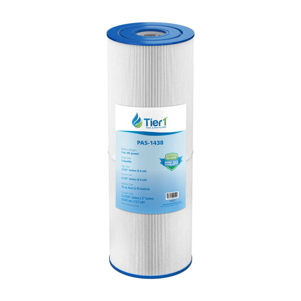 Tier1 Pool Filter for 17-2327, 100586, 33521 -Washable Trilobal Dirt-Lock Pleats