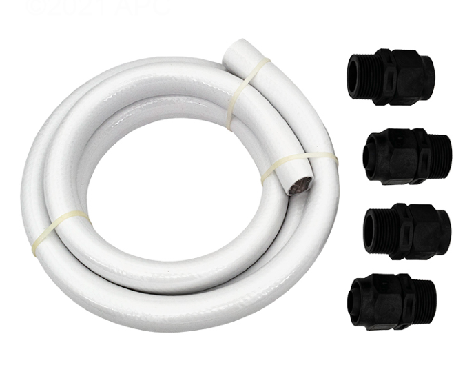 Pentair 353040Z Boost-Rite Pump Hose Kit | Includes 6ft Hose & 3/4" Adapters