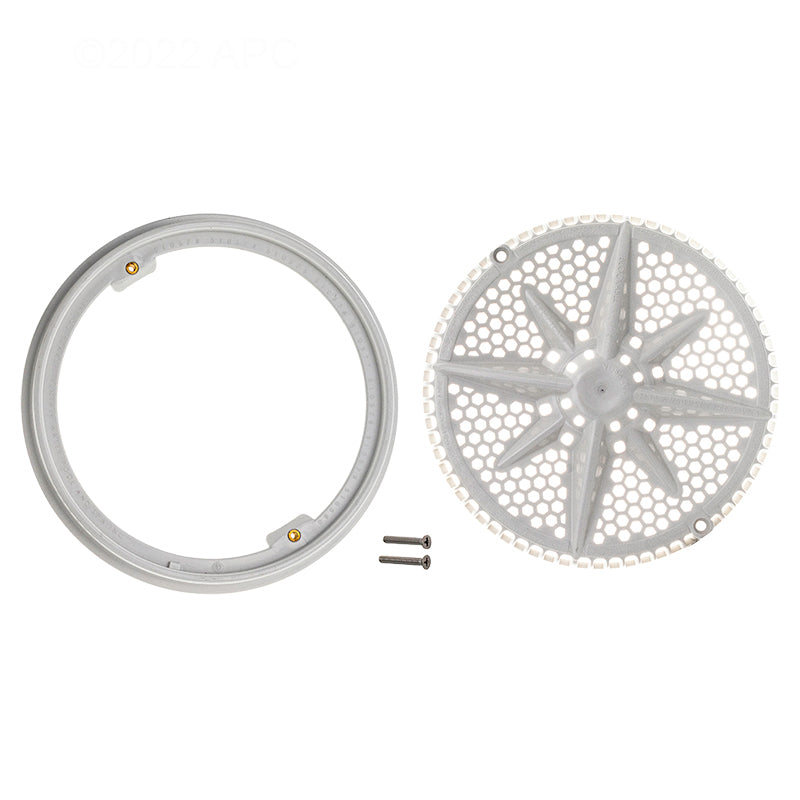 Pentair 500103 8-Inch StarGuard Main Drain Cover, White