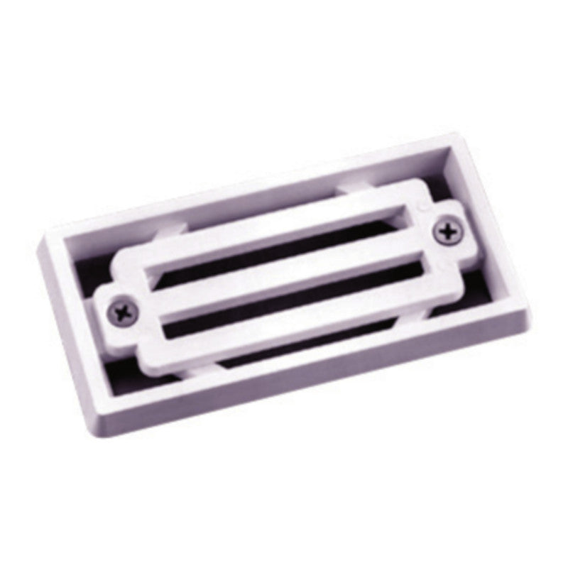 Pentair 2" x 4" 3-Bar Gutter Drain Frame & Grate, White