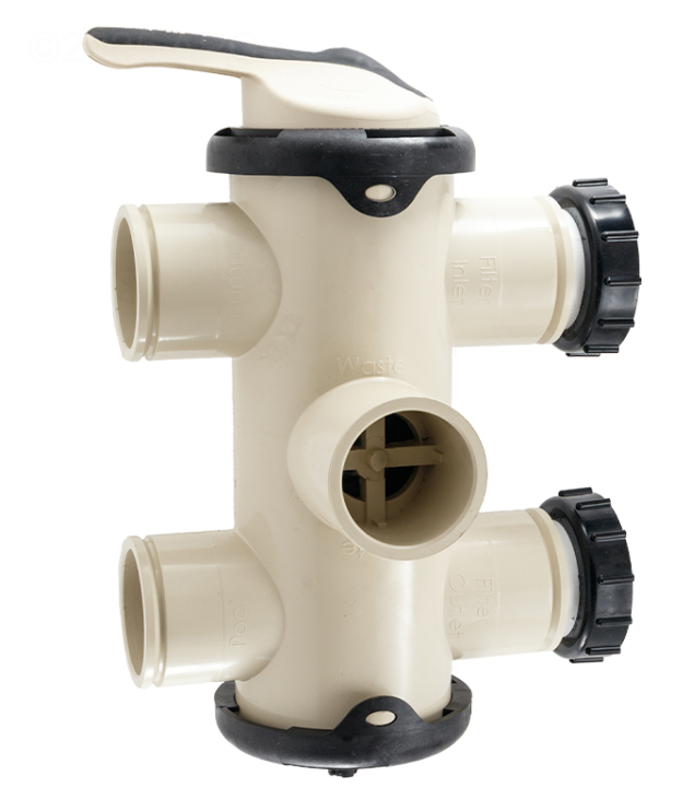 Pentair FullFloXF Backwash Valve 263080 Almond 2.5" x 3" for Quad DE & Triton TR