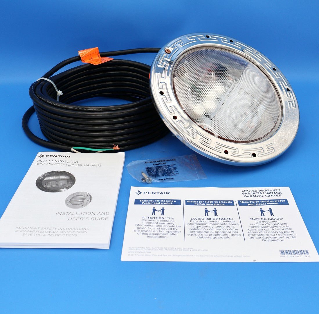 Pentair IntelliBrite 5G Color LED Pool Light 120V 26W 50' Cord 601001