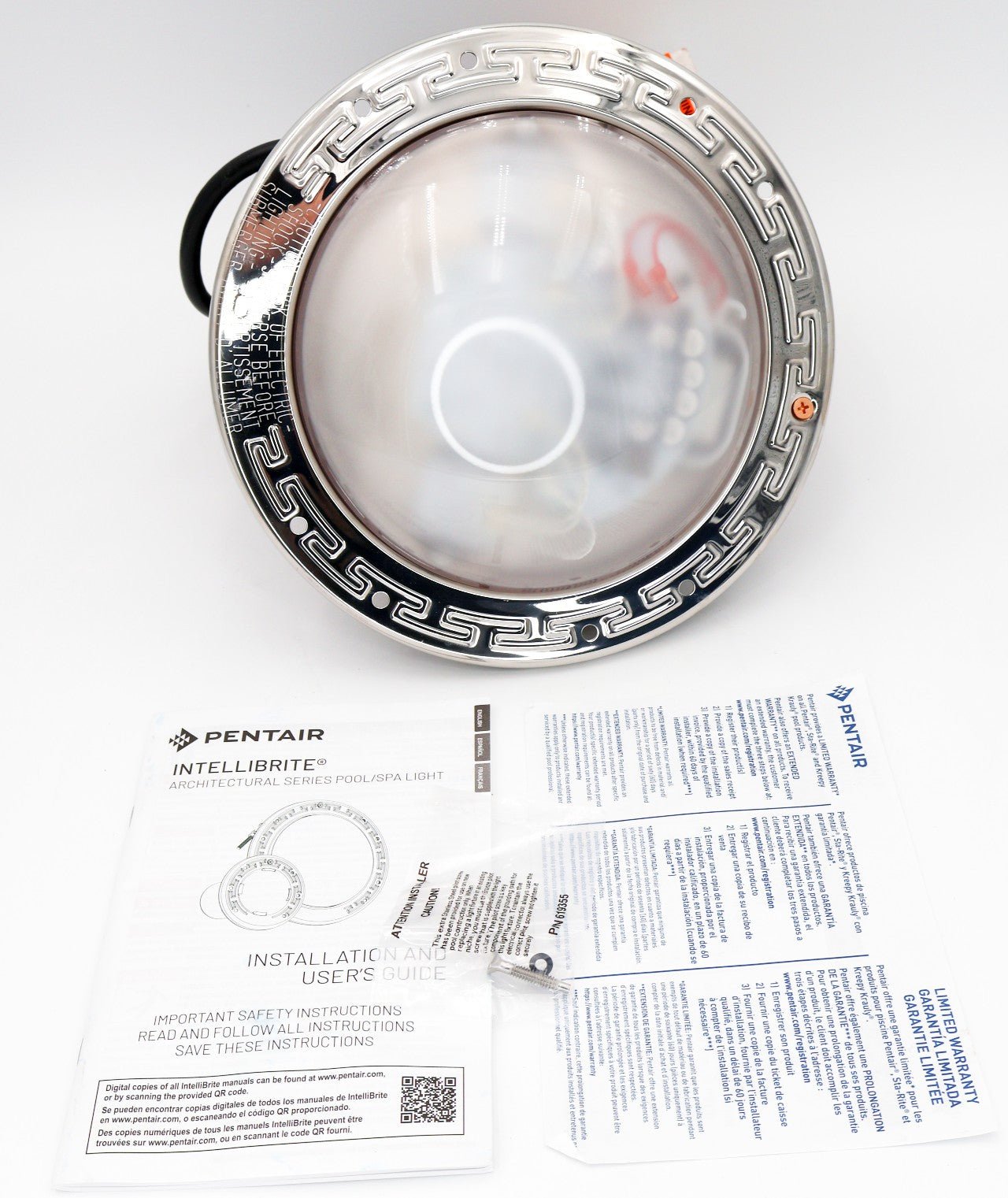 Pentair Intellibrite Architectural Series LED Pool Light RGBW 100' 120V EC-602232