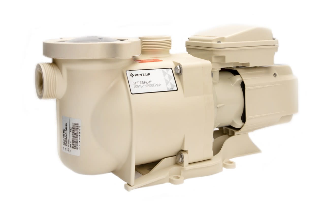 Pentair SuperFlo 1HP Pool Pump, 115/230V | EC-348190