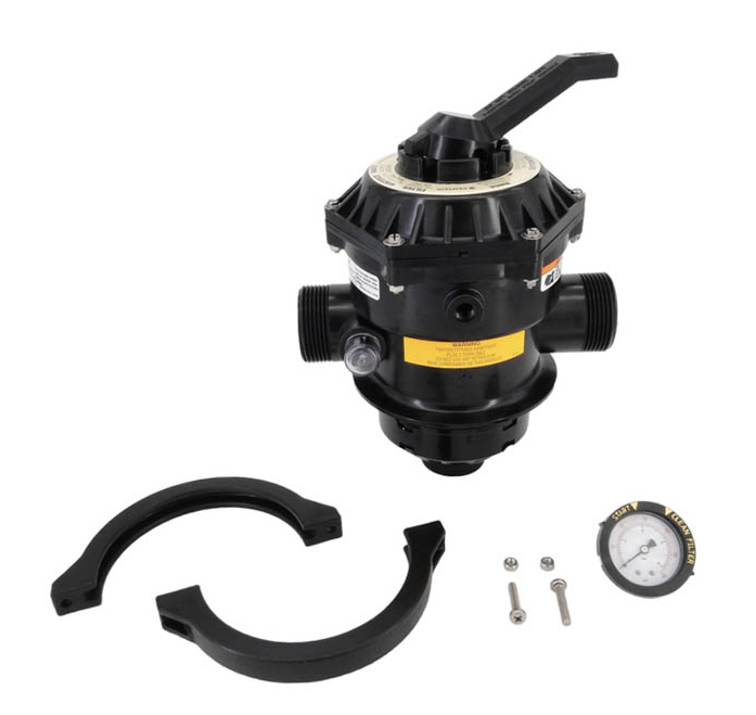 Pentair Clamp Style Top Mount 6 Position Valve 1.5" for Sand Filters - 262506