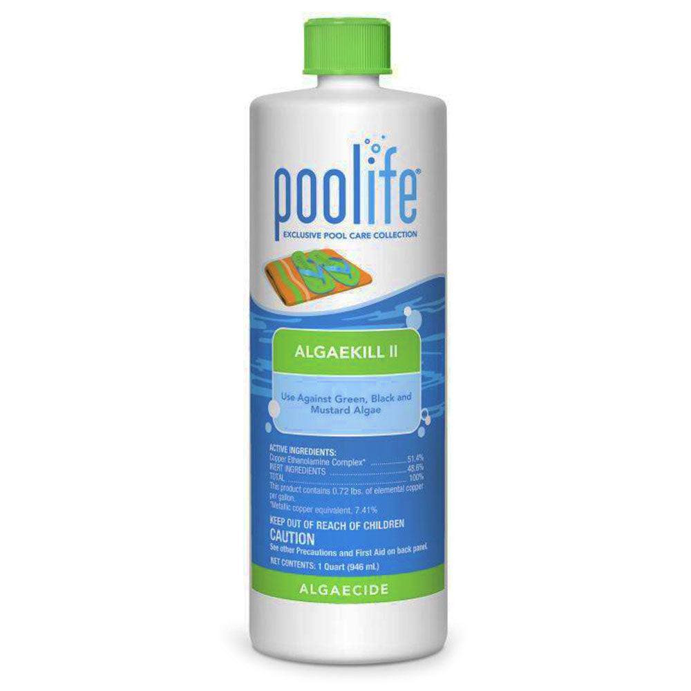 62070 AlgaeKill II Copper-Based Pool Algaecide by Poolife | 1 Qt62070 AlgaeKill II Copper-Based Pool Algaecide by Poolife | 1 Qt
