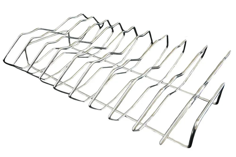 Primo Grills 9-Slot Rib Rack Stainless Steel
