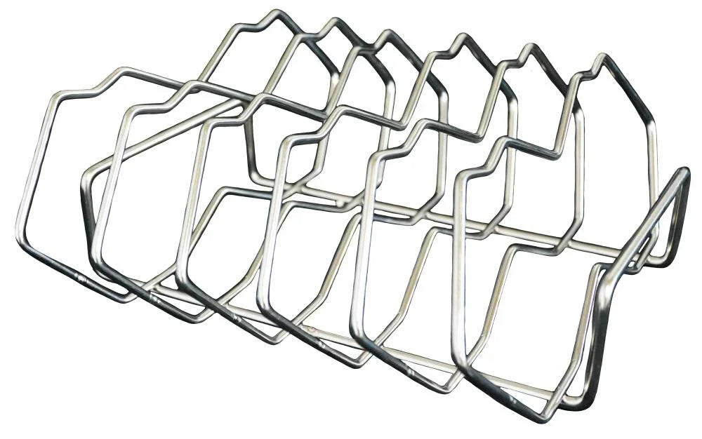 Primo Grills 5-Slot Rib Rack Stainless Steel