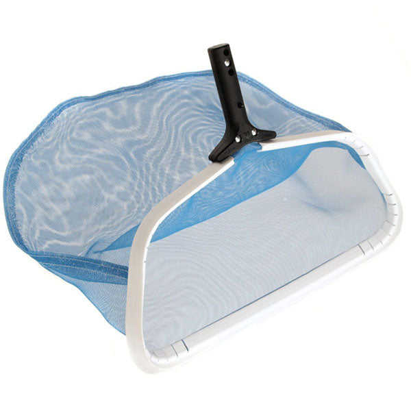14" Heavy Duty Pool Leaf Rake Net - White/Blue | Swimables SW-10-00214" Heavy Duty Pool Leaf Rake Net - White/Blue | Swimables SW-10-002