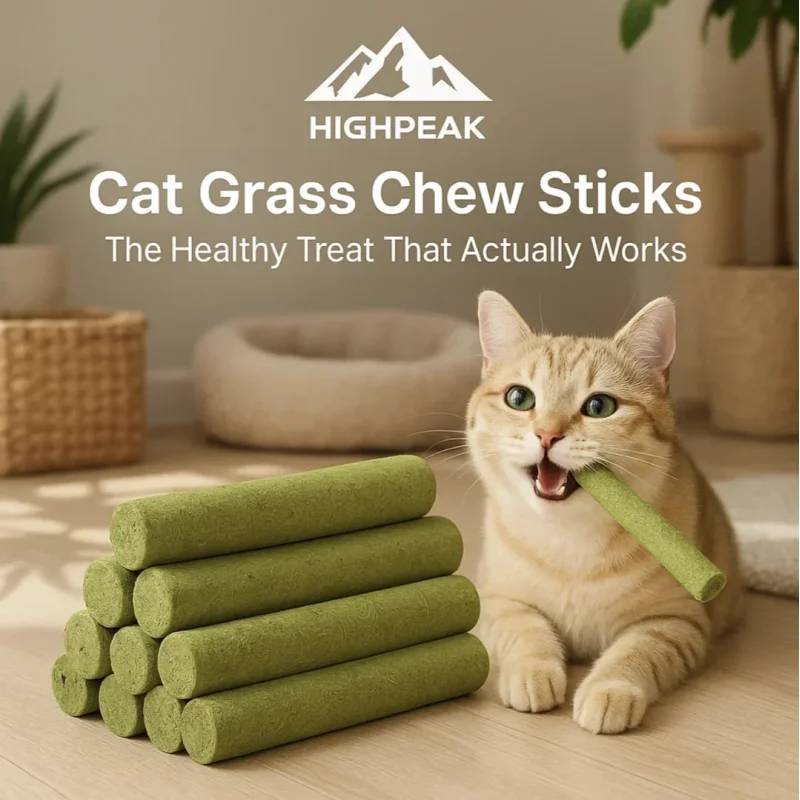 Purrfectly Natural Cat Grass Chew Sticks