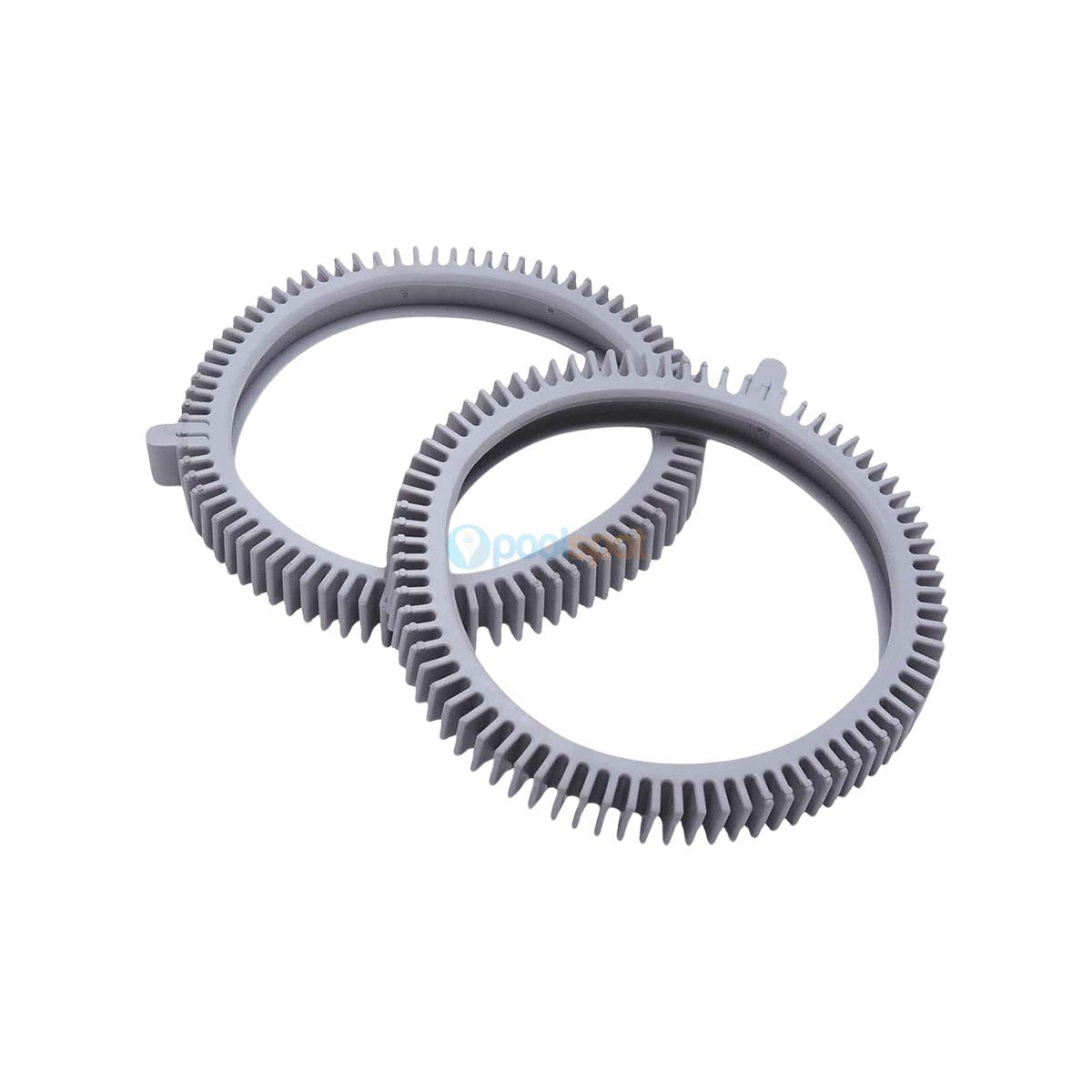 Front Tyre Set, Grey w/ Super Hump for Hayward Phoenix / SuperPro Pool Cleaner