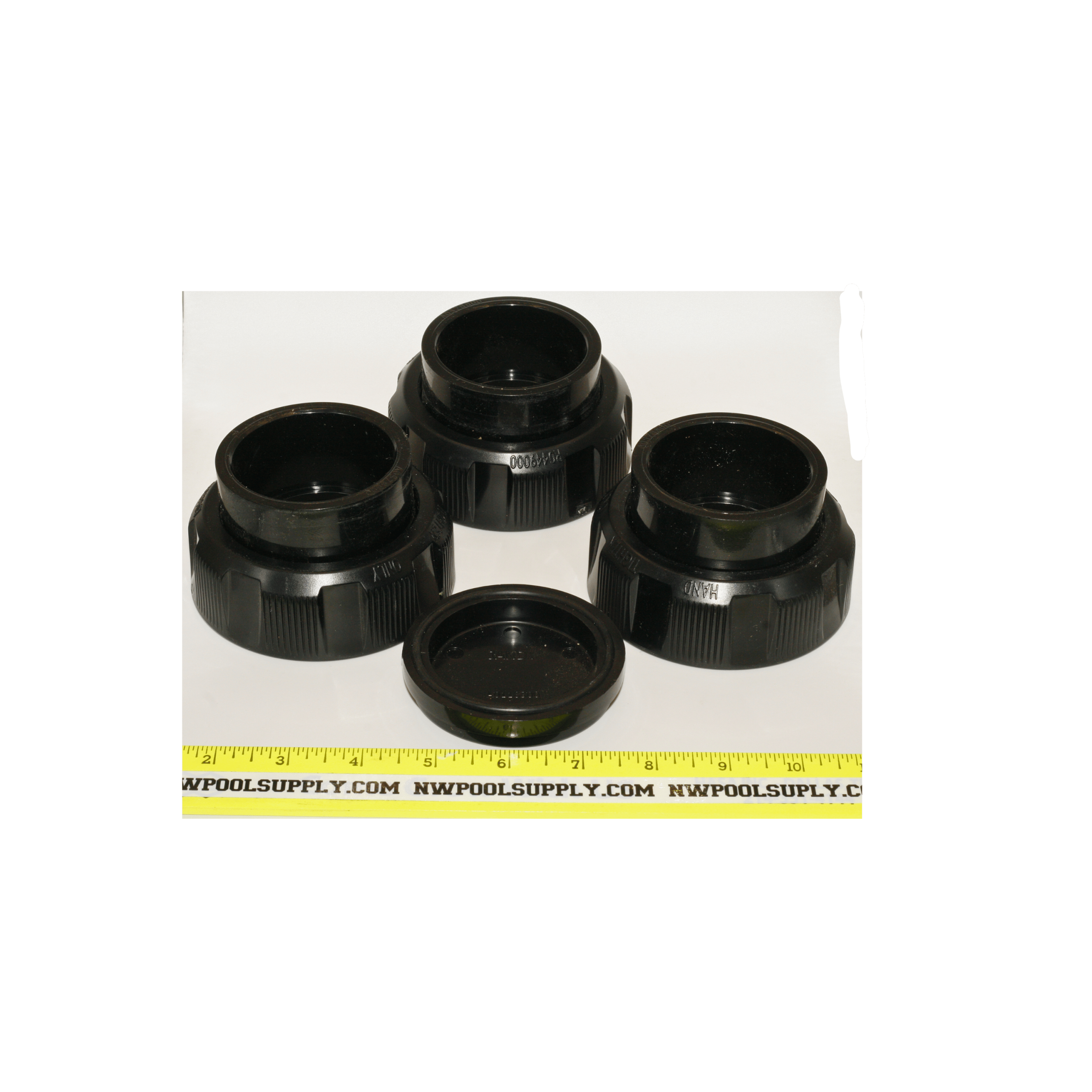 Jandy Half Union (Set of 3) and Drain Plug Cap Kit | R0461800