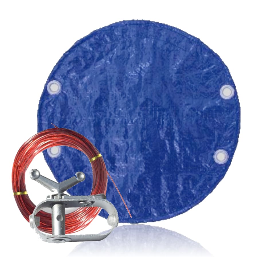 PoolTux 18' Solid, Round Winter Cover, 10 Yr. Royal Warranty