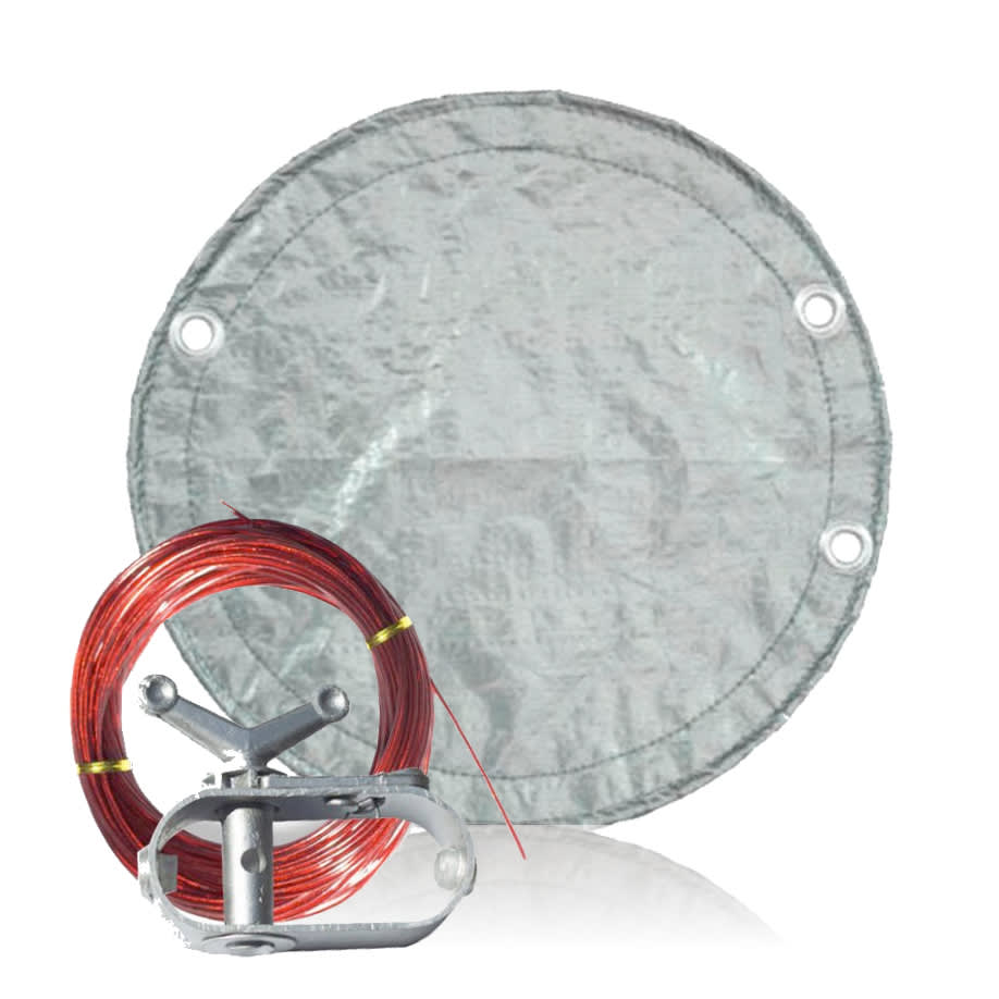 PoolTux 30' Solid, Round Winter Cover, 15 Year King Warranty