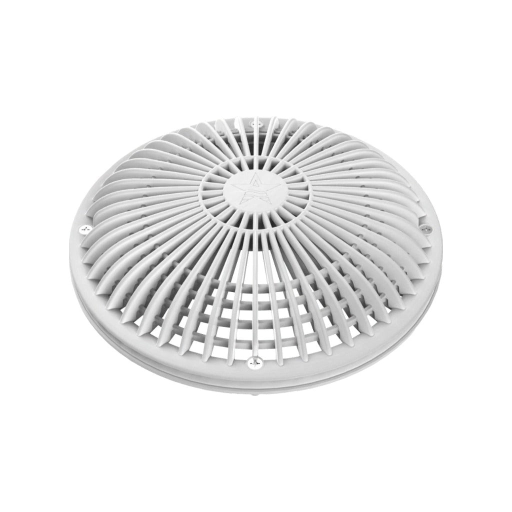 AquaStar MoFlo Suction Cover, 10", Round, White | 10MF101