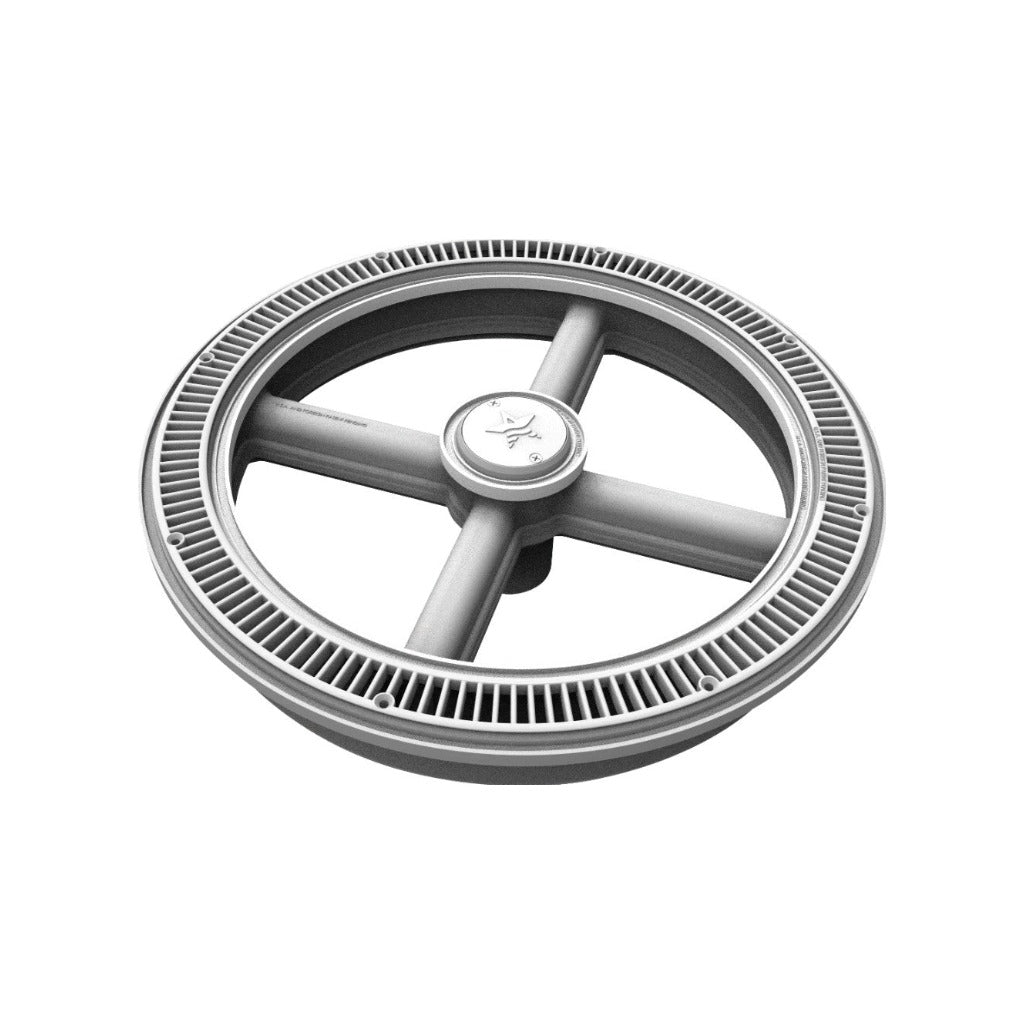 AquaStar Full Circle Grate, White | FC20101