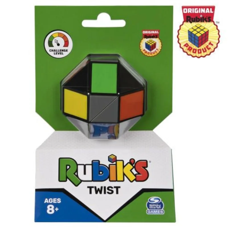 Rubik's Twist Colorful 3D Puzzle and Brain Teaser