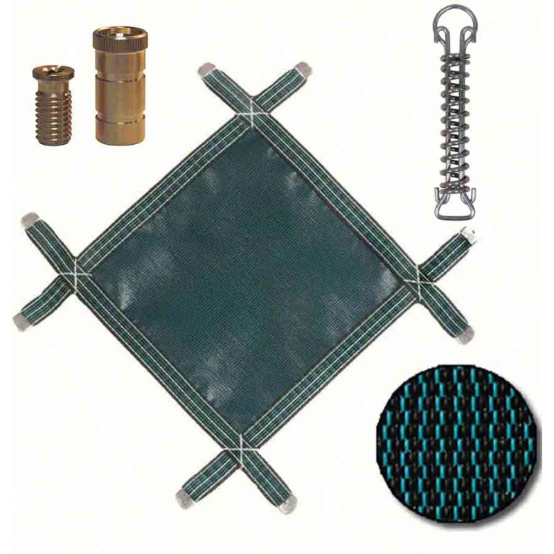 RuggedMesh Mesh Rectangular Safety Pool Cover 15 x 30 Feet
