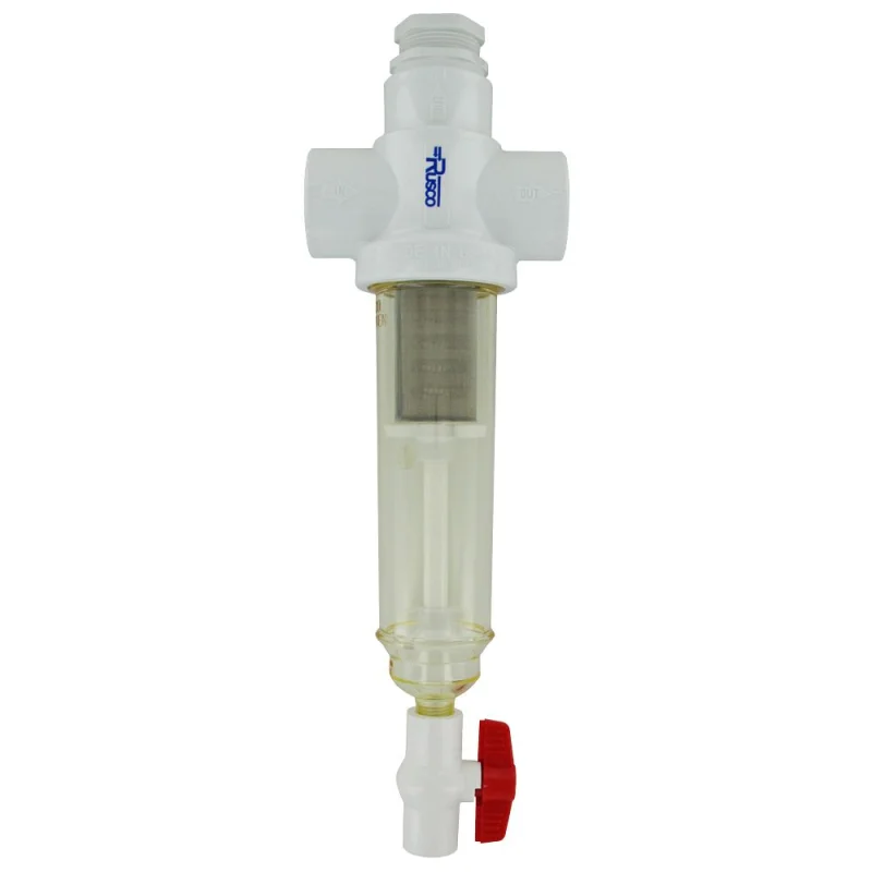 Rusco Chemically Resistant Sediment Trapper Filter Combo Style 1-1/2" SS