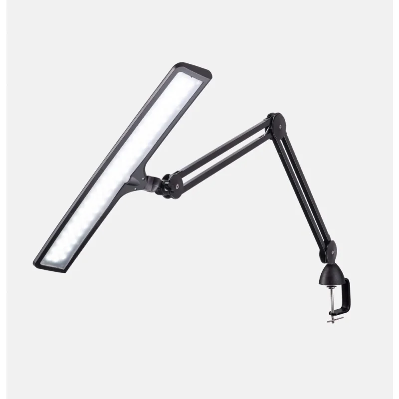 Satin Black Lumi Multi-Use Task Lamp / Adjustable Bright Light for Facials, Waxing, Lashes, and More