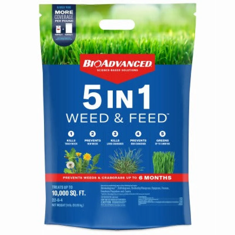 Sbm Life Science Corp 704865H 5 in 1 Weed and Feed 10000 Sq Ft