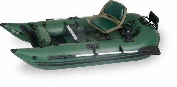 Sea Eagle 285 Pro Inflatable 9ft Pontoon Boat Incl Oars Motormount