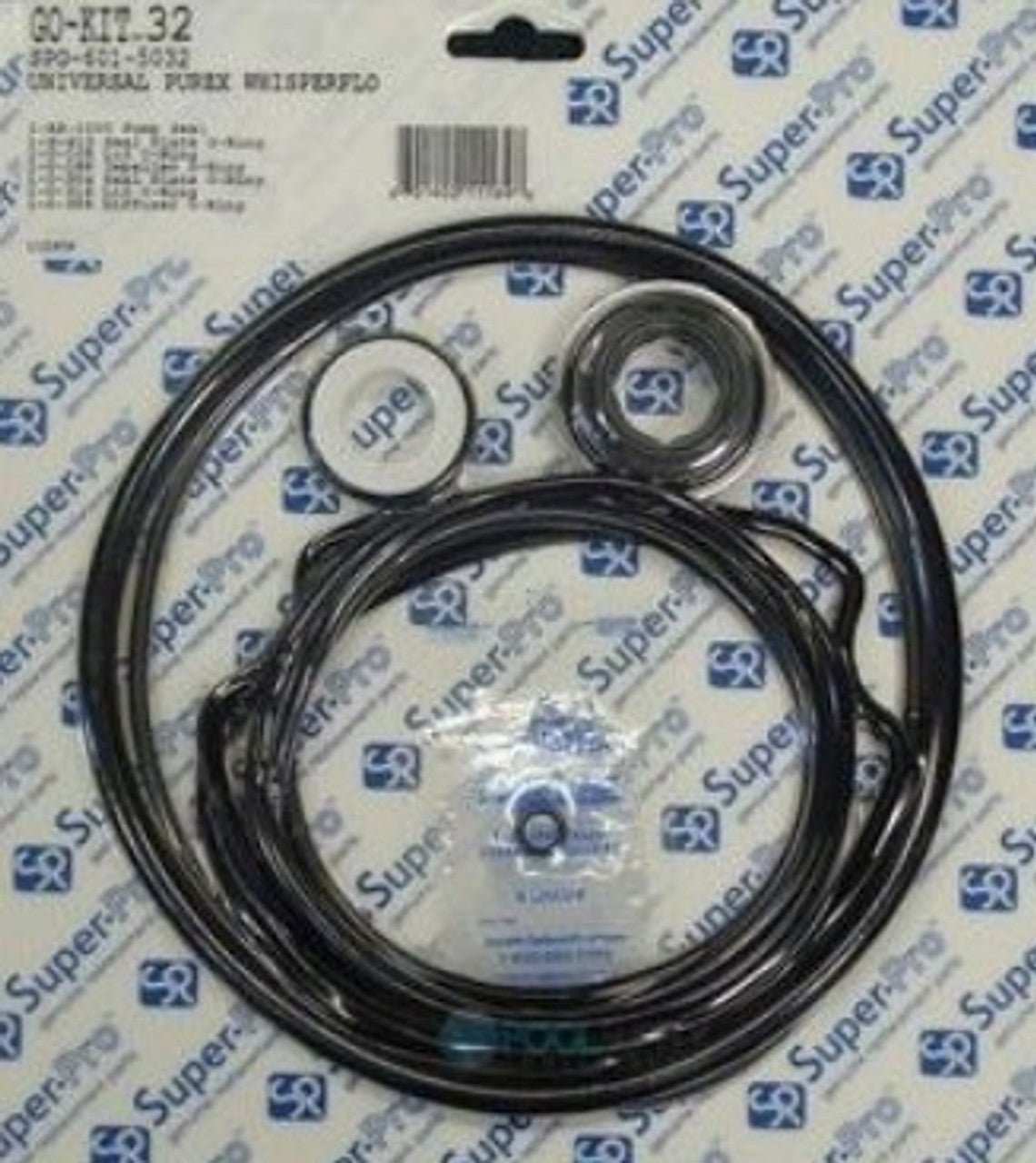 Seal & Gasket Kit for Pentair Whisperflo & IntelliFlo Pumps | GO-KIT32