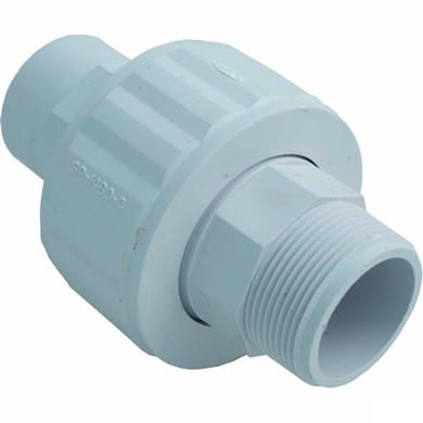 Hayward 1-1/2" MPT x SLIP, Self-Aligning (ABS) - Male Slip