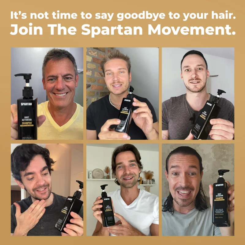SPARTAN Root Activator Shampoo For Men - Hair Growth Shampoo for Hair Loss and Thinning Hair