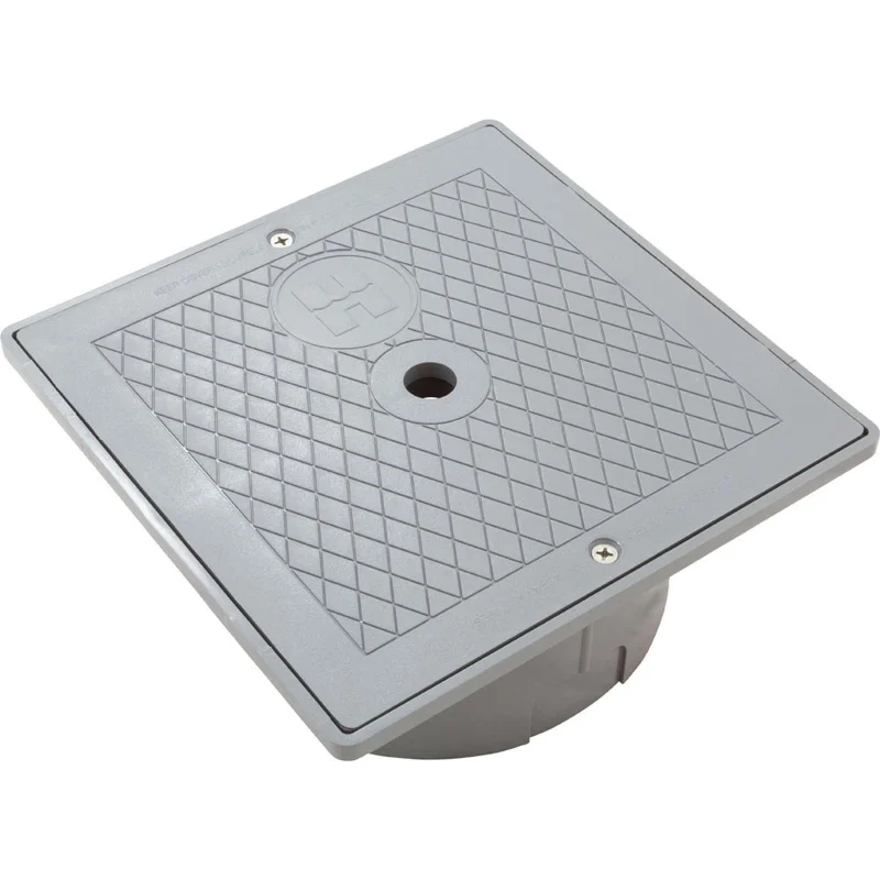 Square Collar & Cover Assembly Dark Gray