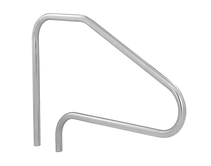 S.R. Smith DMS-101A 4-Bend Deck Mounted Swimming Pool Handrail, Stainless Steel