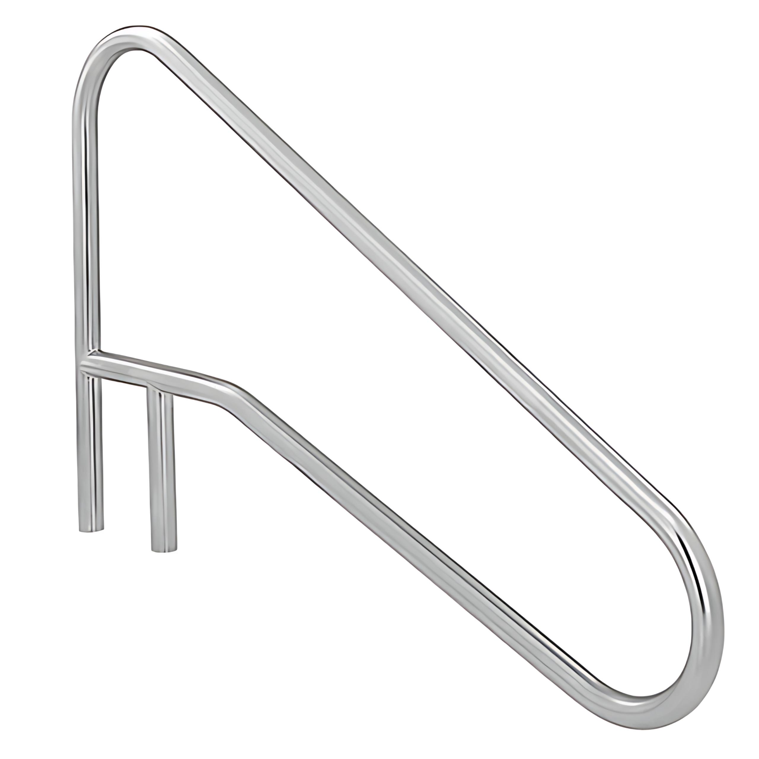 S.R. Smith 54" Stainless Steel 3-Bend Deck Railing for Swimming Pools