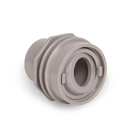 Super Pro Return Fiting Flush Mount White, Wall Return Eye Ball Fitting (Ins 1-1/2″ Pvc) | 25555-000-000