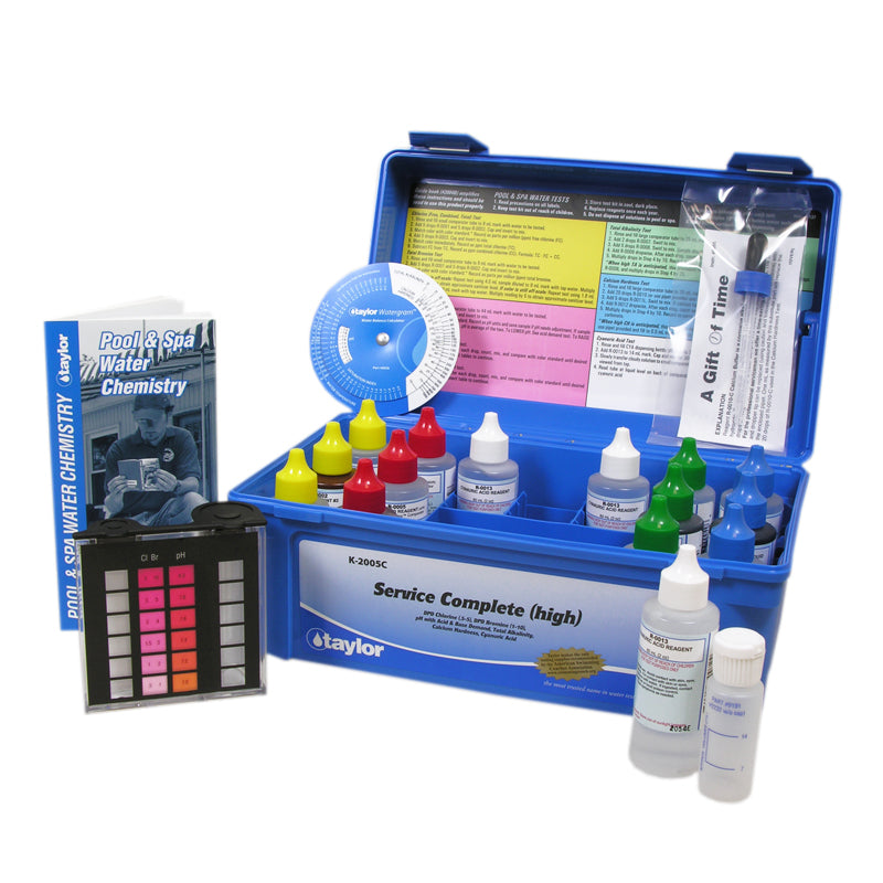Taylor K-2005C Commercial DPD Pool Test Kit | 2oz Reagent Bottles | TTK2005C