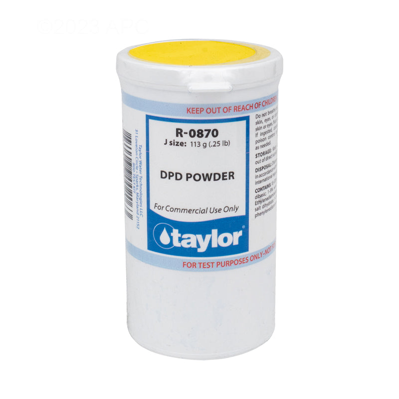 Taylor R-0870-J 0.25 lb DPD Powder Sanitizer Test Reagent