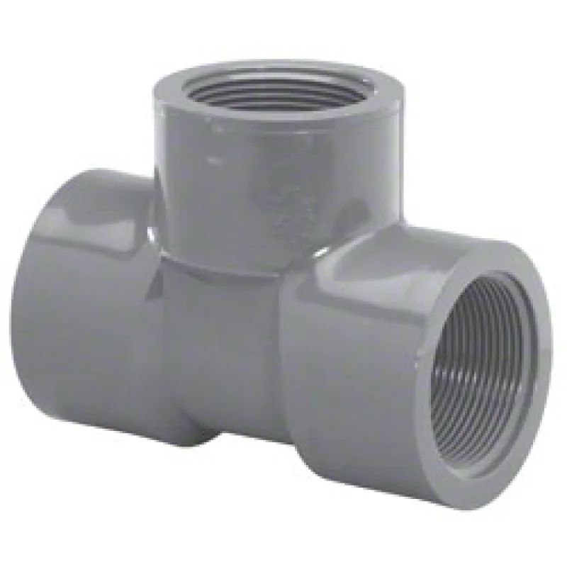 Tee - 3/8 Inch FIPT x FIPT x FIPT - Schedule 80