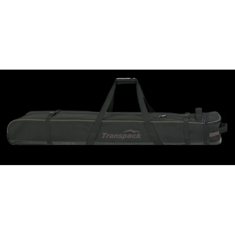 Transpack Ski Vault Pro Double Rolling Bag Black/Charcoal Electric
