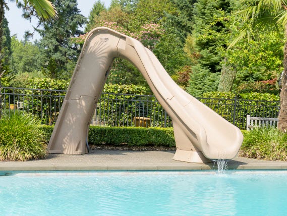 SR Smith Typhoon Pool Slide - Sandstone Right