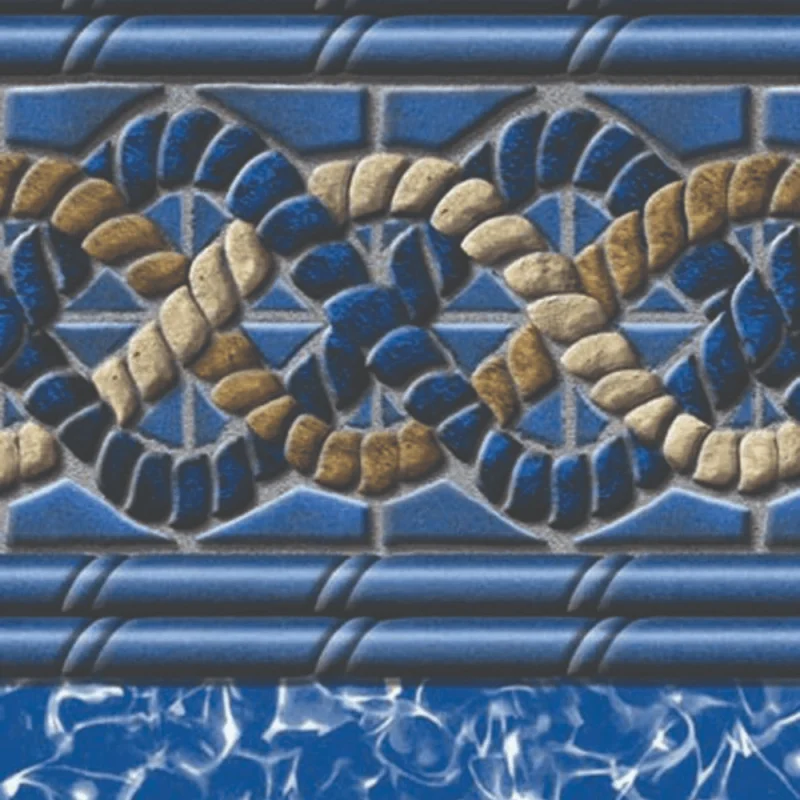 Upgrade to 15ft x 24ft x 52" Oval Uni-Bead Mystri Gold Full Printed Series 2500 Liner (POOL PACKAGE ONLY)