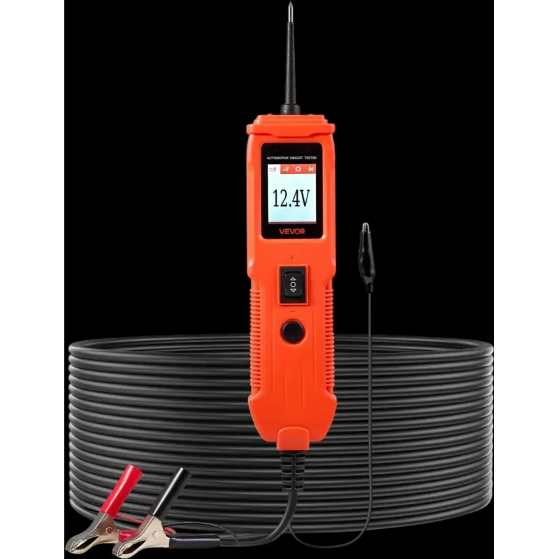 Vevor Circuit Tester Automotive Power Probe with TFT Color Display and 13' Cable New