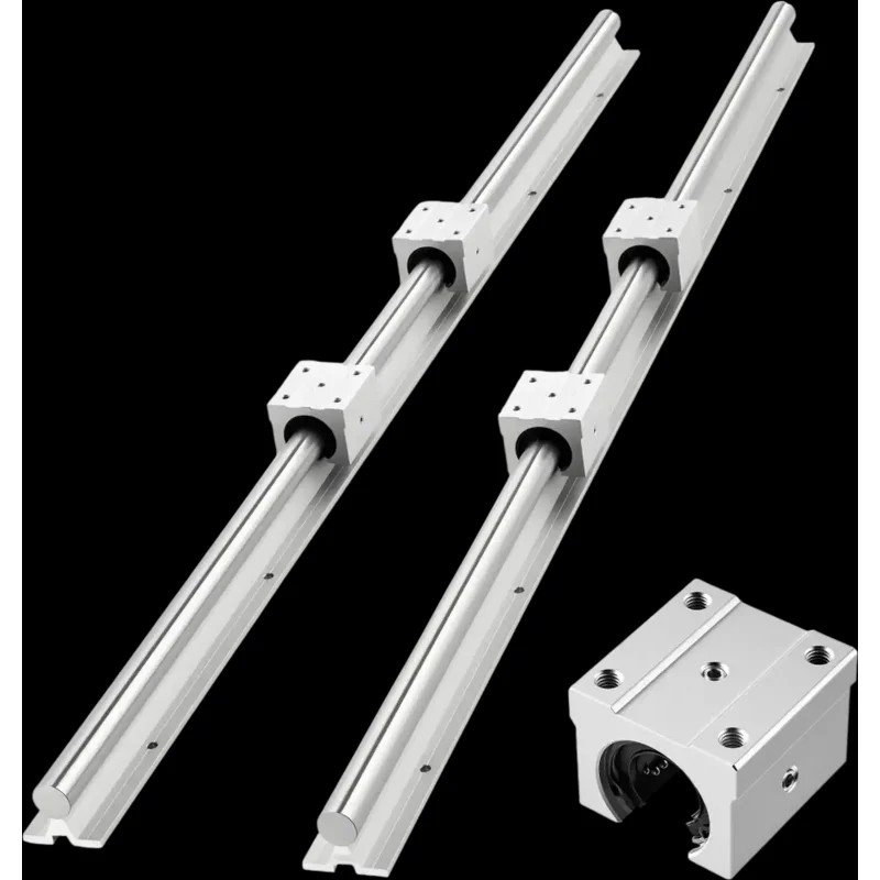 Vevor Linear Rail Kit 47.24" Linear Motion Guide Rails with 4 Slide Blocks New
