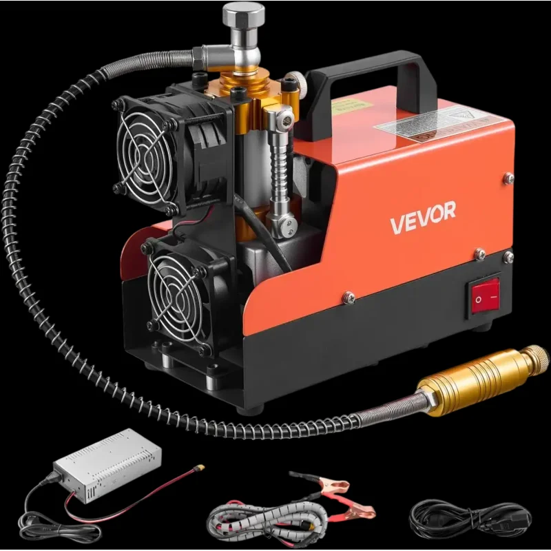 Vevor PCP Air Compressor 4500 PSI Portable Airgun & Paintball Tank Compressor New