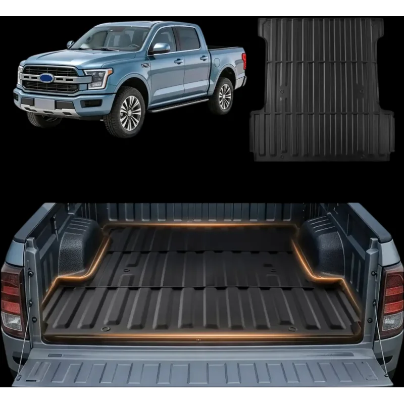 Vevor Truck Bed Mat Custom Fit All-Weather TPE for 2015-2026 Ford F150 Lightning 5.5' Bed New