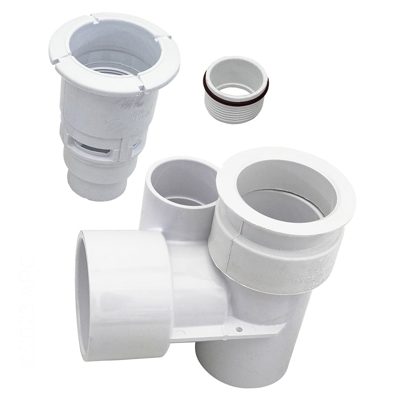 Waterway 210-3700B 1.5 in Air x 2 in Water Poly Gunite Jet Body