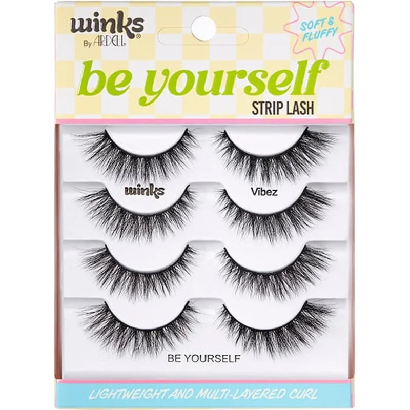 Winks by Ardell Be Yourself Strip Lashes - Vibez / 4 Pack