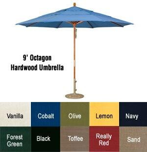 Wood Octagon Umbrella